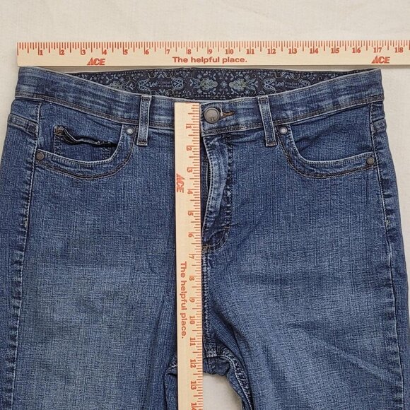 Lee Blue Straight Leg Denim Jeans | Women’s Size 18 - Picture 6 of 6